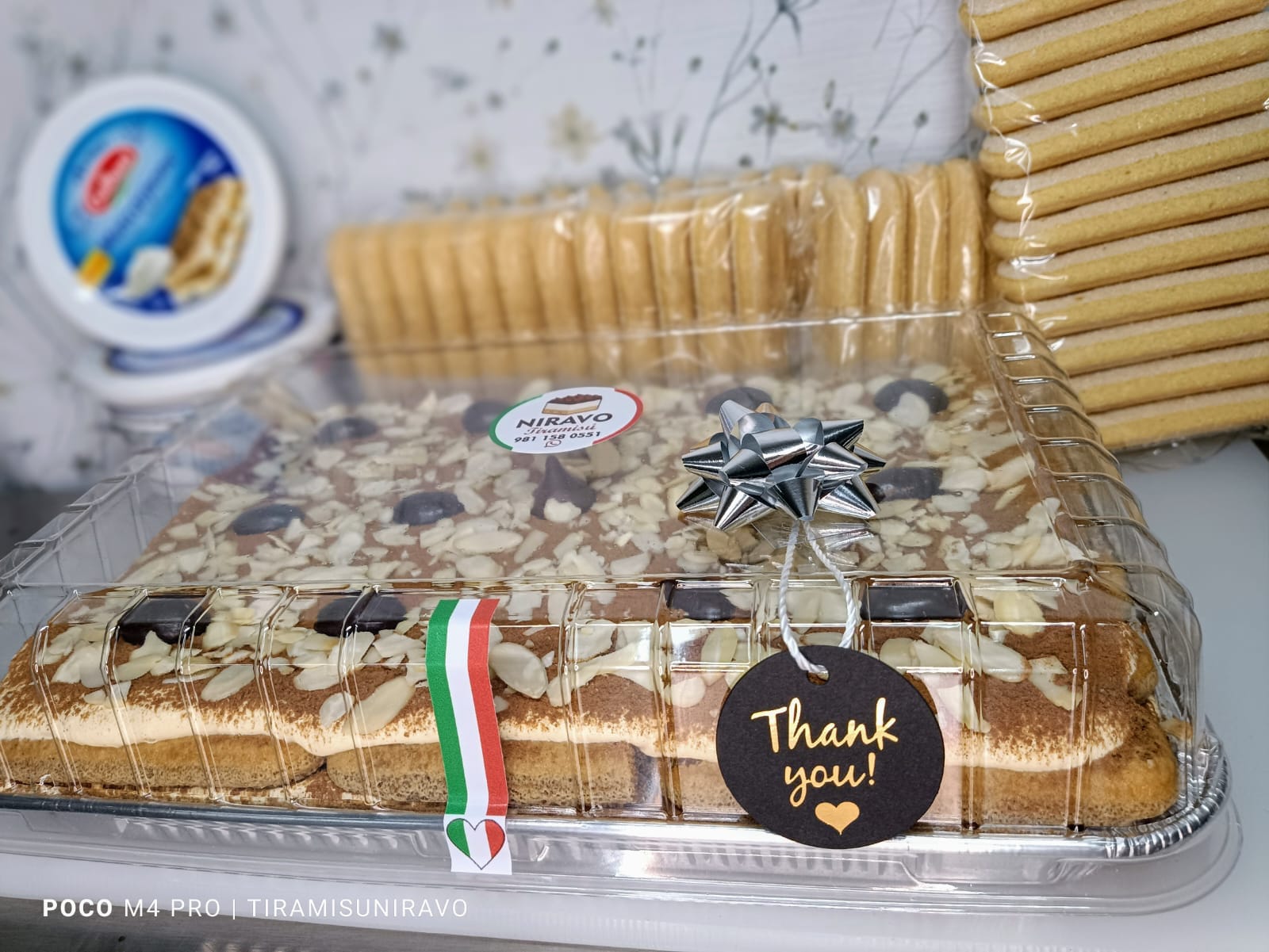 Dia internacional del Tiramisu Original Italiano Niravo Campeche