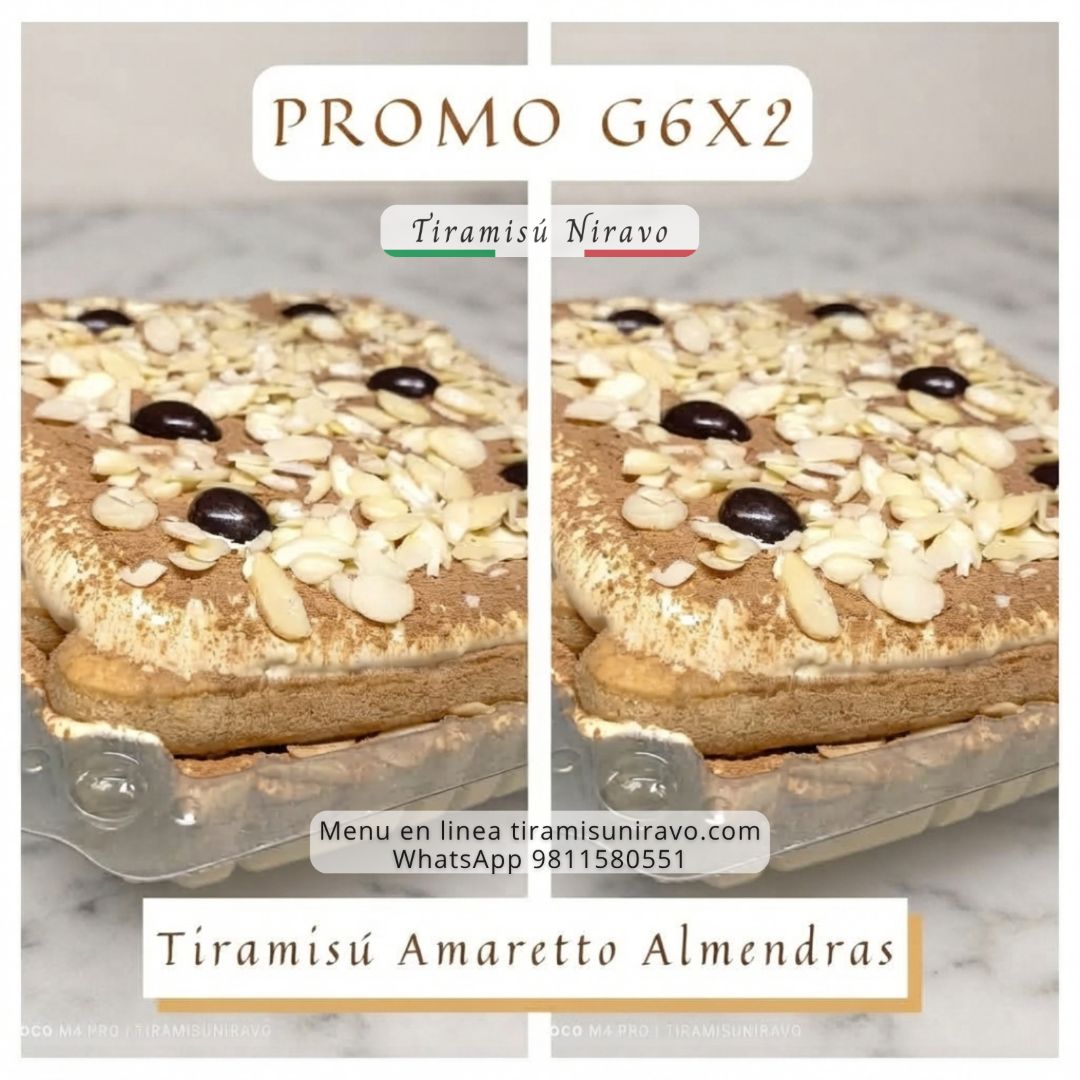 Tiramisú Promo 2 Charolas G6 2 Tiramisú Promo 2 Charolas G6 - Imagen 2