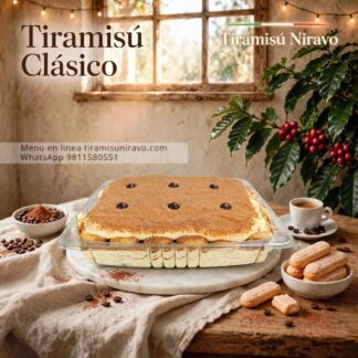 Tiramisú G6 para 6 personas en Bisagra