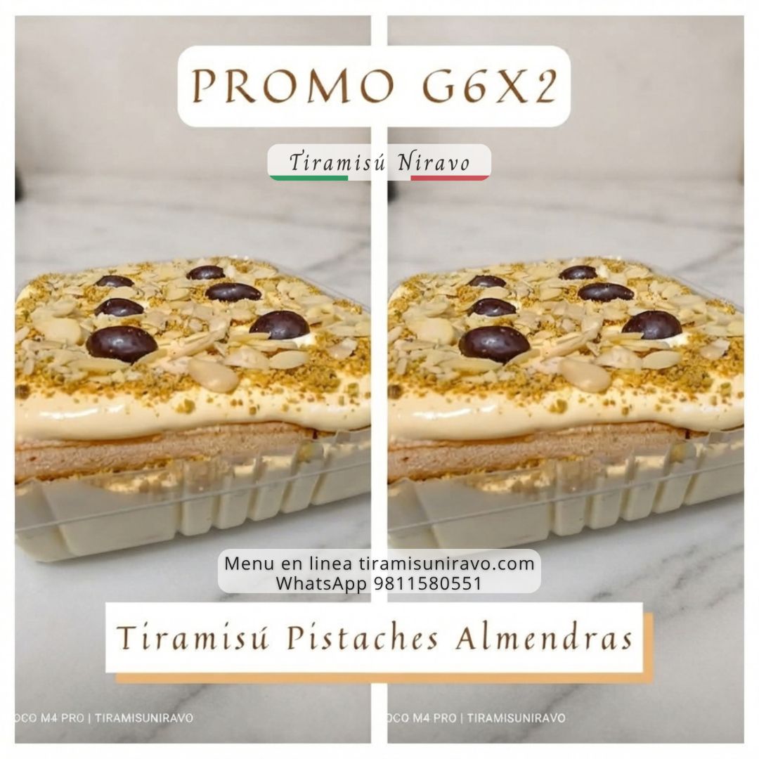 Tiramisú Promo 2 Charolas G6 6 Tiramisú Promo 2 Charolas G6 - Imagen 6