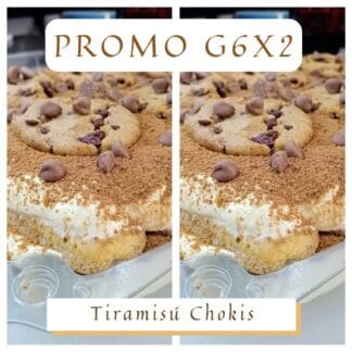 Tiramisú Promo 2 Charolas G6 Chokis