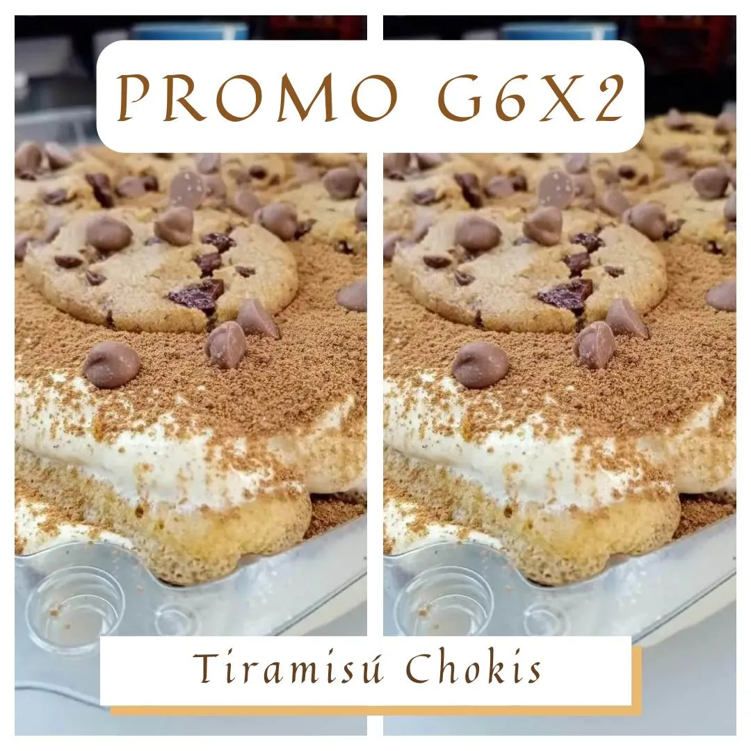Tiramisú Promo 2 Charolas G6 Chokis