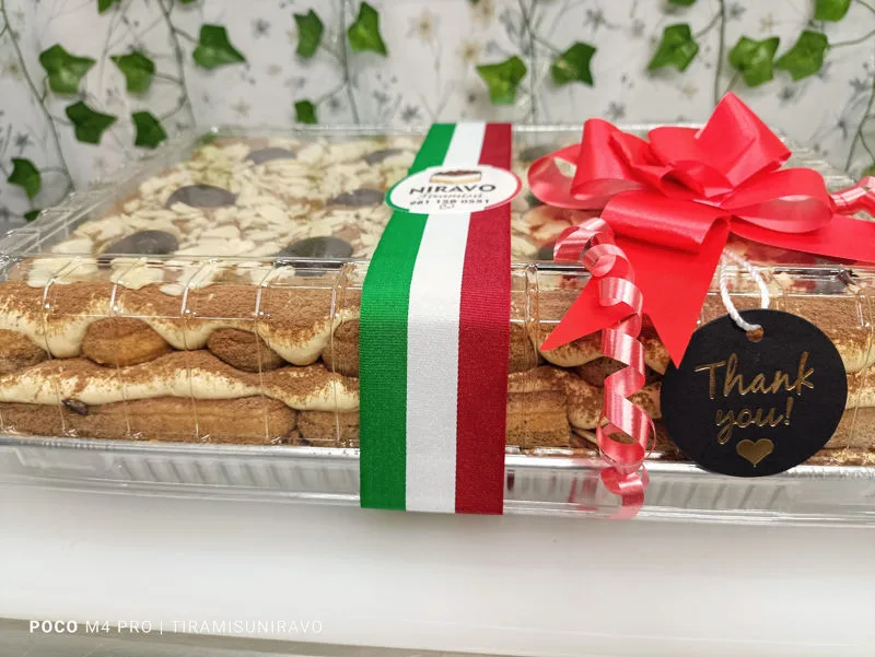 Tiramisú G12 Amaretto Almendras 3 Capas