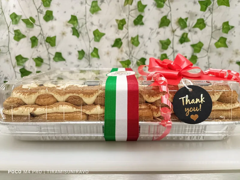 Tiramisu Italiano Niravo G12 Amaretto Almendras 3 Capas Foto 4