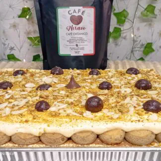 Tiramisú G12 Pistaches Almendras 2 Capas