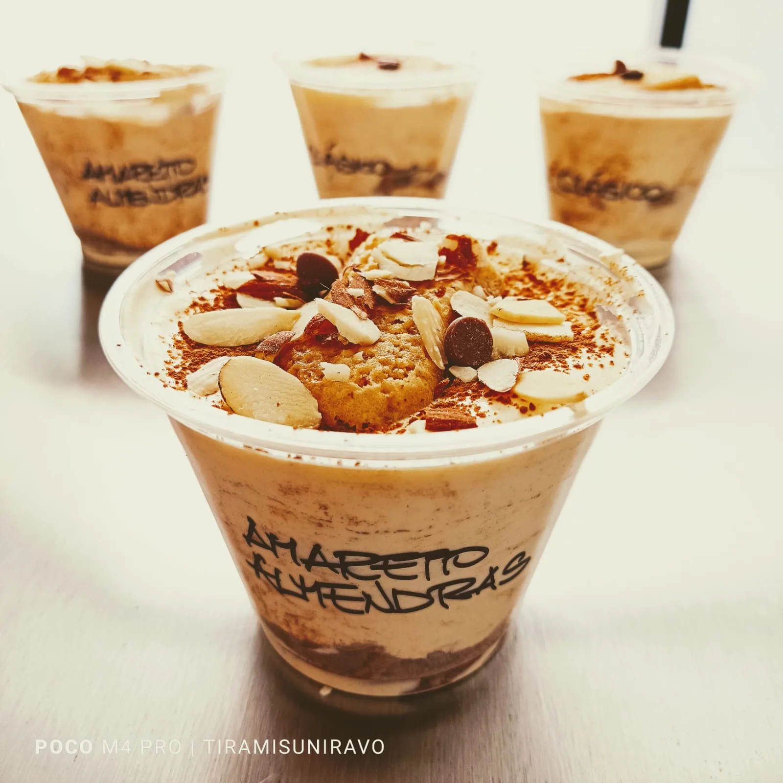 Tiramisú Plus Amaretto Almendras