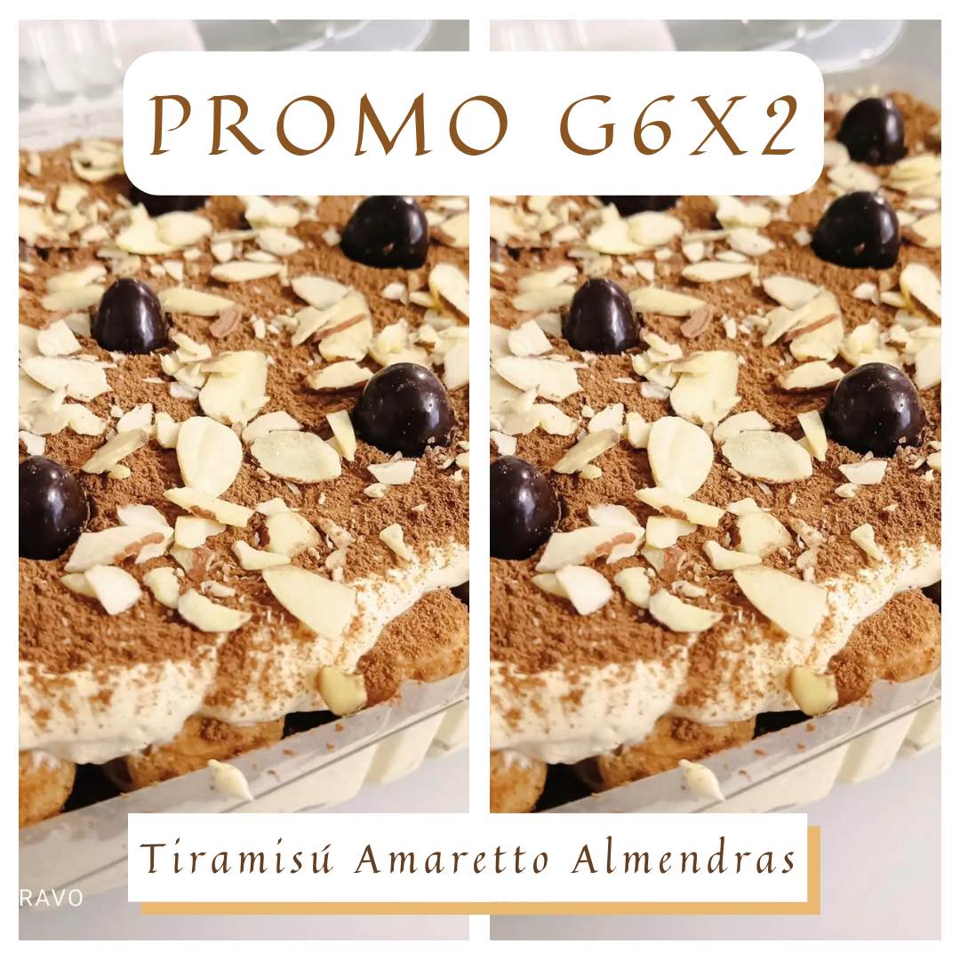 Menú Precios Tiramisú Café Chocolate 14 Tiramisú Promo 2 Charolas G6 Amaretto Almendras