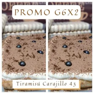 Tiramisú Promo 2 Charolas G6 Carajillo 43