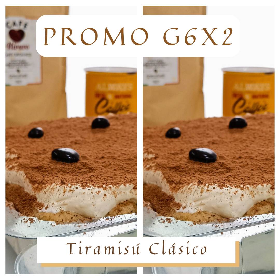 Menú Precios Tiramisú Café Chocolate 4 Tiramisú Promo 2 Charolas G6 Clásico