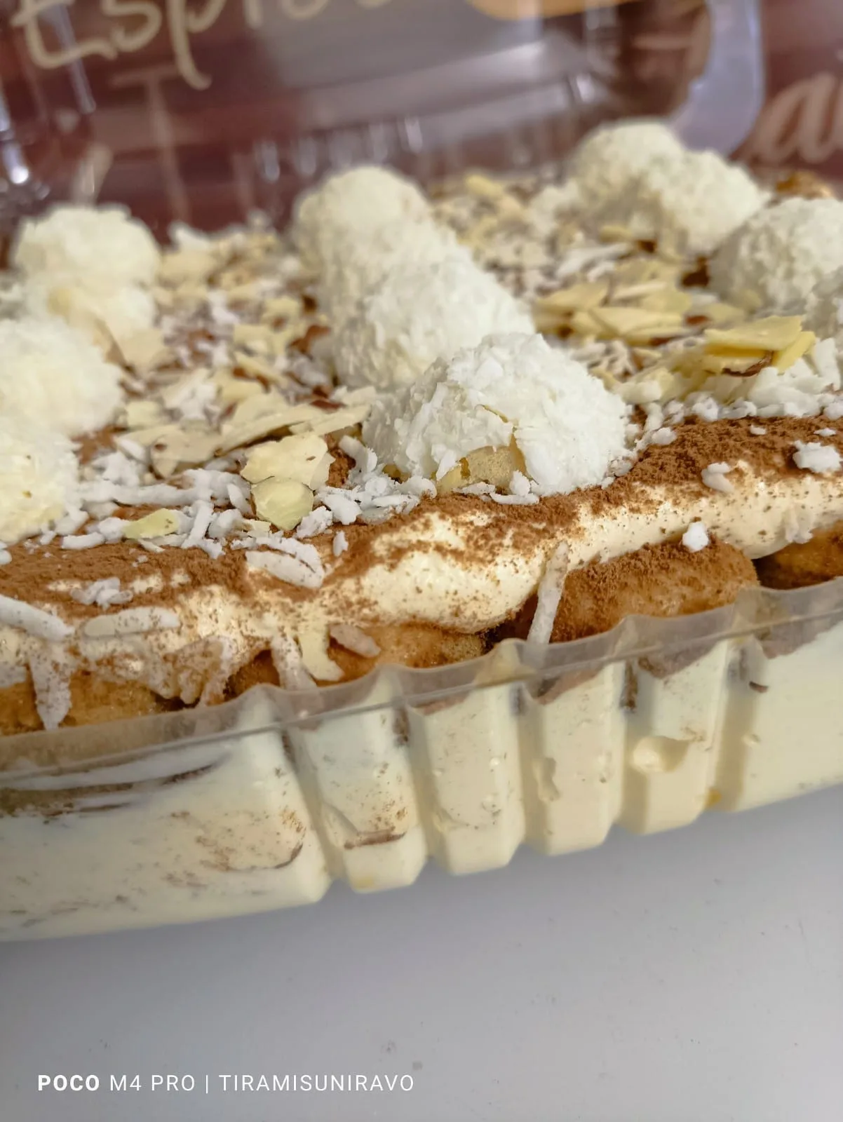 Tiramisú G6 Raffaello