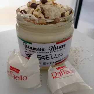Tiramisú Gourmet Raffaello en Frasco de Vidrio