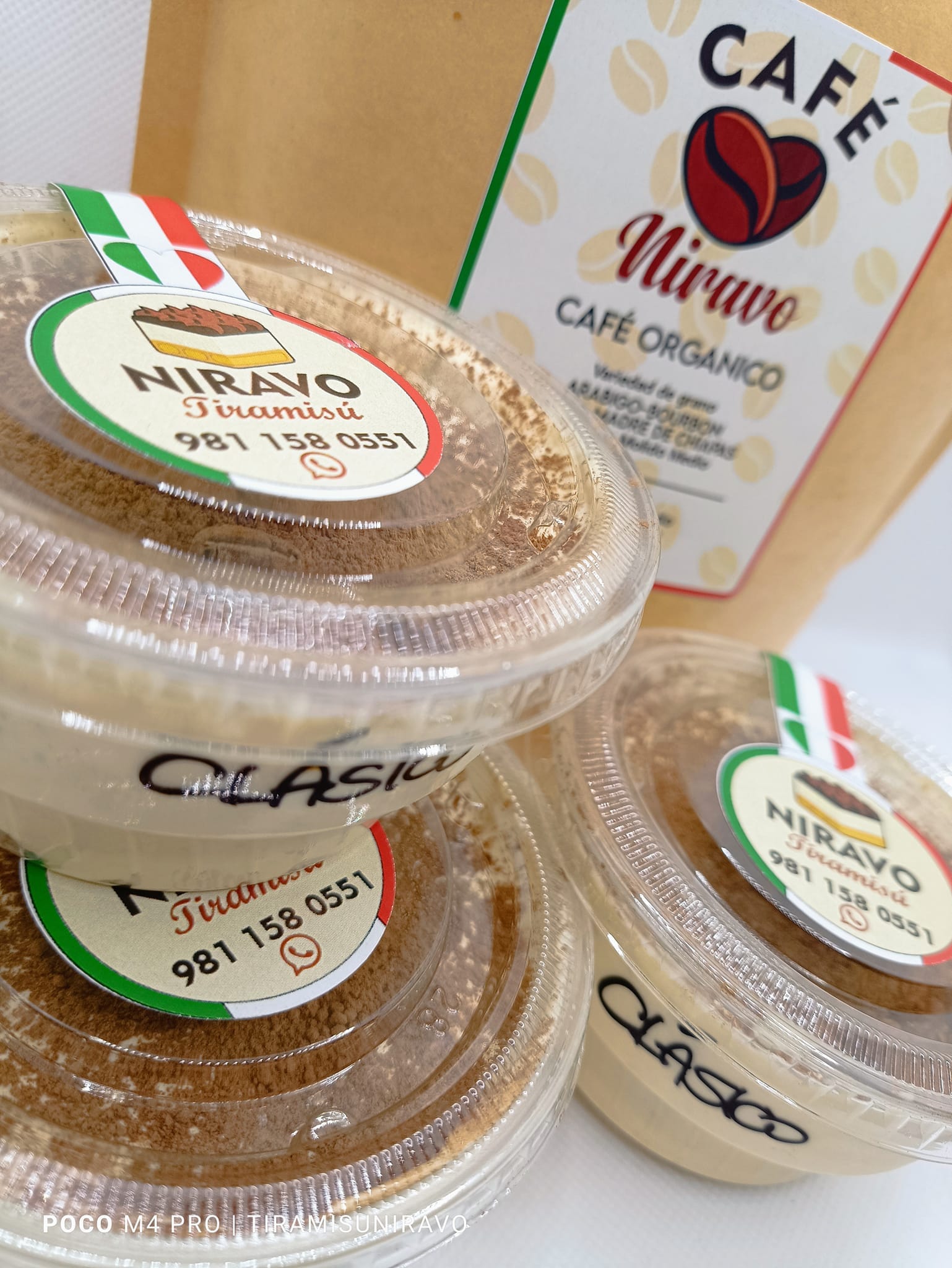 Tiramisú Individual Clásico 4 Tiramisú Individual Clásico - Imagen 4