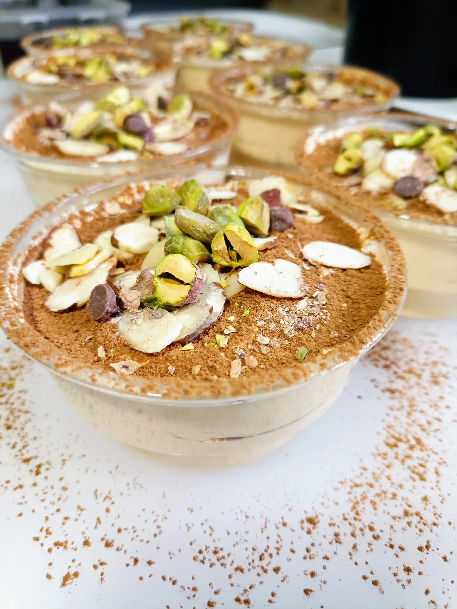 Tiramisú Individual Pistaches Almendras